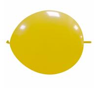 Palloncini doppio gancio Biodegradabili Lattice Colore Giallo standard 30 Cm 100