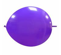 Palloncini doppio gancio Biodegradabili Lattice Colore Viola standard 30 Cm 100