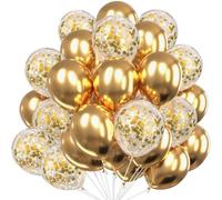 Palloncini dorati, palloncini in oro metallici, Palloncini Platino,30PCS 12 Pollici Palloncini Metallico Oro,Palloncini Lattice Metallo Dorati per Matrimonio Battesimo Compleanno Laurea Festa Decorazi