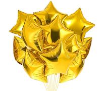 Palloncini Foil Stella oro, 20 Pezzi palloncini in alluminio a forma di stella, Palloncini per Valentines Day, Palloncini per Nozze, Decorazione Festa di Compleanno di San Valentino