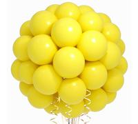 Palloncini gialli in lattice per feste, confezione da 100 palloncini da 30,5 cm, per decorazioni di compleanno a girasole