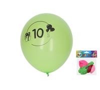 Palloncini gonfiabili 30 cm - set di 5 pezzi con numero 10