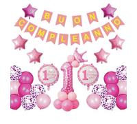 Palloncini gonfiabili x 1 anno compleanno festa festone buon compleanno