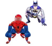 Palloncini in foil extra large, Decorazioni per feste di compleanno a tema cinematografico, 2 palloncini a forma di umanoide, Adatti ad adulti e bambini