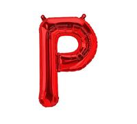 Palloncini in Foil Lettere Rosse - 40/80/100 cm per Compleanno Festa di Nozze Decorazione Buon Compleanno JGA Regalo Palloncino Laurea Palloncino Gigante ABI Grande XXL Piccolo Neri (40 cm - P)