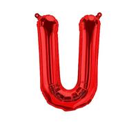 Palloncini in Foil Lettere Rosse - 40/80/100 cm per Compleanno Festa di Nozze Decorazione Buon Compleanno JGA Regalo Palloncino Laurea Palloncino Gigante ABI Grande XXL Piccolo Neri (40 cm - U)