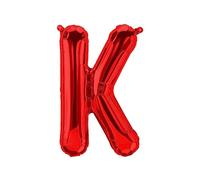 Palloncini in Foil Lettere Rosse - 40/80/100 cm per Compleanno Festa di Nozze Decorazione Buon Compleanno JGA Regalo Palloncino Laurea Palloncino Gigante ABI Grande XXL Piccolo Neri (40 cm - K)