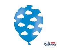 Palloncini in Lattice Tema "Nuvole" - 6 pcs