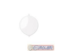 PALLONCINI LINK 100PZ 33CM COL.BIANCO