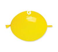 Palloncini Link O Loon Colore Giallo 5 Pollici 15 cm Diametro 100 Pz. Puro Lattice