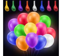 Palloncini luminosi LED,Palloncini Colore LED,Palloncini Con Led Colorati Misti,per feste a LED,Vesti palloncini luminosi per feste, compleanni, carnevali a tema e carnevali (25pcs)