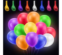Palloncini luminosi LED,Palloncini Colore LED,Palloncini Con Led Colorati Misti,per feste a LED,Vesti palloncini luminosi per feste, compleanni, carnevali a tema e carnevali (25 pcs)