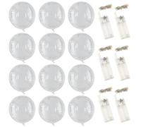 Palloncini luminosi Palloncino Bobo a elio da 20 pollici con corda da 2 m Palloncino illuminato per decorazioni per feste di nozze Palloncini LED da 22 pezzi Illuminano Bobo Decorazione per feste il