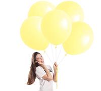 Palloncini Macaron Giallo Lattice Palloncino Festa 46CM 5Pezzi Kit Palloncini,elio e aria per Palloncini,per Fidanzamento,Matrimonio,San Valentino,Compleanno,Baby Shower,Decorazioni di Nozze