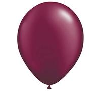 Palloncini metallizzati rosso vino bordeaux - 10 pezzi