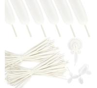 Palloncini Modellabili Bianchi, 100 Pezzi DIY per Feste, Compleanni, Matrimoni, Anniversari, Decorazione, Lauree