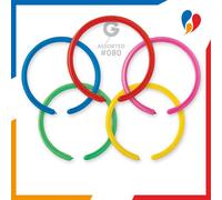 Palloncini modellabili manipolabili 1000 pz 10 buste da 100 pz multicolore