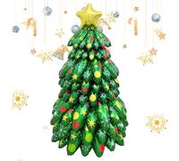 Palloncini Natalizi | Albero Di Natale In Piedi Con Palloncini In Foglio 130 Cm | Sociali Per Feste Scolastiche Riunioni Familiari | Decorazioni Per Feste E Negozi