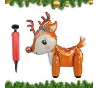 Palloncini Natalizi - Decorazioni Gonfiabili con Albero, Renne e Babbo Natale | Palloncini festivi per feste di compleanno, Capodanno, vacanze invernali, interni ed esterni