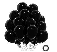 Palloncini neri 31 pezzi, Palloncini neri per compleanno Balloons Black ad elio Balloons Black Decorazione per feste di matrimonio,12 pollici