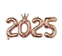 Palloncini Numerati 2025 - Palloncini In Alluminio 2025, Decorazioni Per Palloncini Numerati Di Capodanno 2025 | 2025 con palloncini all'elio per feste di laurea Palloncini 2025 per feste