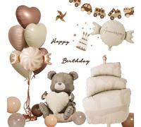 Palloncini opachi carini, orsacchiotti, mongolfiere a forma di aeroplano e auto, torte a forma di dinosauro, forme di caramelle, adatti per feste di compleanno, San Valentino, matrimoni e fidanzamenti