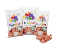 Palloncini oro rosa • Prodotto in Europa • Palloncini colorati • 100% lattice naturale • palloncini di compleanno pastello per bambine e bambini • palloncini colorati misti • feste