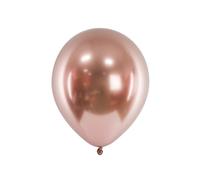 Palloncini palloni ROSA GOLD Glossy - 50 PZ - Ø30cm