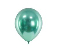 50 PZ Palloncino Palloncini Lattice 30 cm GLOSSY VERDE BOTTIGLIA 1487