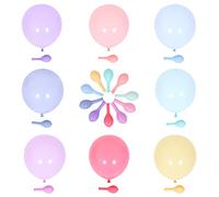 Palloncini pastello da 12 pollici, 100 pezzi, palloncini colorati arcobaleno, in lattice, per compleanno, unicorno, matrimonio, sirena, baby shower, decorazioni per feste