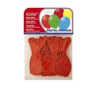 Palloncini pastello Vermelho, confezione da 20 pezzi
