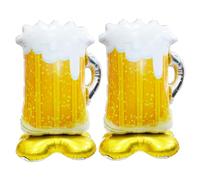 Palloncini per birra, palloncini per birra 2 pezzi, tazza in alluminio con base per feste estive, festival, matrimoni per feste di compleanno