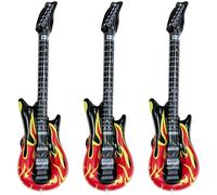 Palloncini per Chitarra 3 Pezzi, Decorazione Gonfiabile per Chitarra, Oggetti di Scena Rock per Bambini, Decorazione per Amanti della Chitarra, Palloncini per Feste