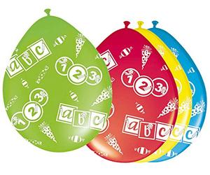 Palloncini per festa da bambini ABC - 8 pezzi