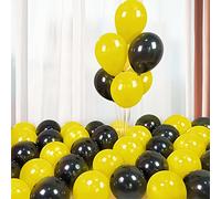 Palloncini per feste a tema ape con combinazione di colori neri e gialli, per compleanni, matrimoni, romantici San Valentino, baby shower, festa di Pasqua