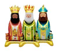 Palloncini per feste per bambini - 3 pezzi a forma di re in piedi per decorazioni di compleanno, palloncini per decorazioni natalizie per organizzatori di feste Casa Negozio Eventi aziendali Riunioni