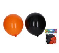 Palloncini per Halloween 30 cm - set da 10 pz, neri e arancioni