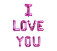 Palloncini romantici in lamina con scritta "I Love You" per il padrino, decorazioni per San Valentino, per fidanzamenti, addio al nubilato, romantici, matrimoni, feste di compleanno, accessori