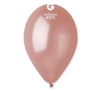 Palloncini Rosa Gold metallizzato 100 pz. - 11" (28 cm)