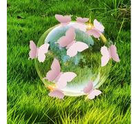 Palloncini rosa romantici a forma di farfalla 3D, adatti per la Festa della mamma, Pasqua, compleanni, proposte di matrimonio, San Valentino, lauree e anniversari Palla Bobo Bianca + Farfalla Bianca,P