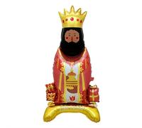 Palloncini Three Kings, a forma di re in piedi, palloncini con tre uomini saggi, grandi uomini saggi B-alloon, 3 Kings Day Foil B-alloons per la festa dei bambini, Natale, decorazioni da giardino per