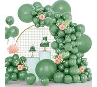 Palloncini Verde, 120 Pezzi Kit Arco Palloncini Verde, 18 12 10 5 Pollici Ghirlanda Palloncini Compleanno Matrimonio Battesimo Bambino Laurea Festa Decorazioni