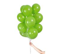 Palloncini verde chiaro con nastro 23 cm - 30 pezzi