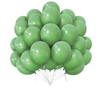 Palloncini Verde Salvia, 50 Pezzi Verdi Avocado 12 Pollici in Lattice, Per Feste, Matrimoni, San Valentino, Wild One Safari