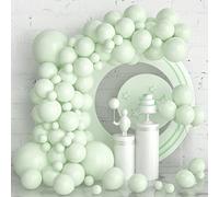 Palloncini Verdi 105 Pezzi Palloncini Verde Menta Kit Arco Ghirlanda, Palloncini In Lattice Verde Pastello 5 10 12 18 Pollici Palloncino Verde Chiaro per Compleanno Battesimo Decorazioni Festa Nuziale