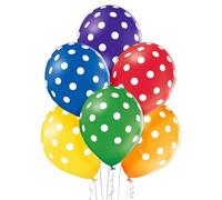 Palloncino Ø 30 cm "Polka Dots Mix" | 6 pezzi.