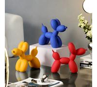 Palloncino 3D Cane Decorazione della casa Arti e mestieri in resina Mobile TV Showroom Decorazione Ufficio Desktop Ornamento Cucciolo Fata Giardino