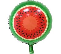 Palloncino a forma di anguria, 45,7 cm, rotondo, a forma di fetta di frutta, per decorazioni per feste estive, decorazioni tropicali per feste di compleanno e picnic, 33 cm (confezione da 2)