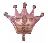 Palloncino a forma di corona in oro rosa, circa 100 x 90 cm, decorazione per feste, palloncini a elio, XXL, per compleanno, signore, San Valentino, principessa, regina