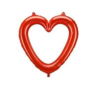 Palloncino a forma di Cuore Rosso, Stilizzato, Foil Balloons, San Valentino